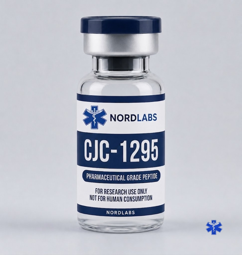 CJC-1295 research-grade peptide vial from NordLabs